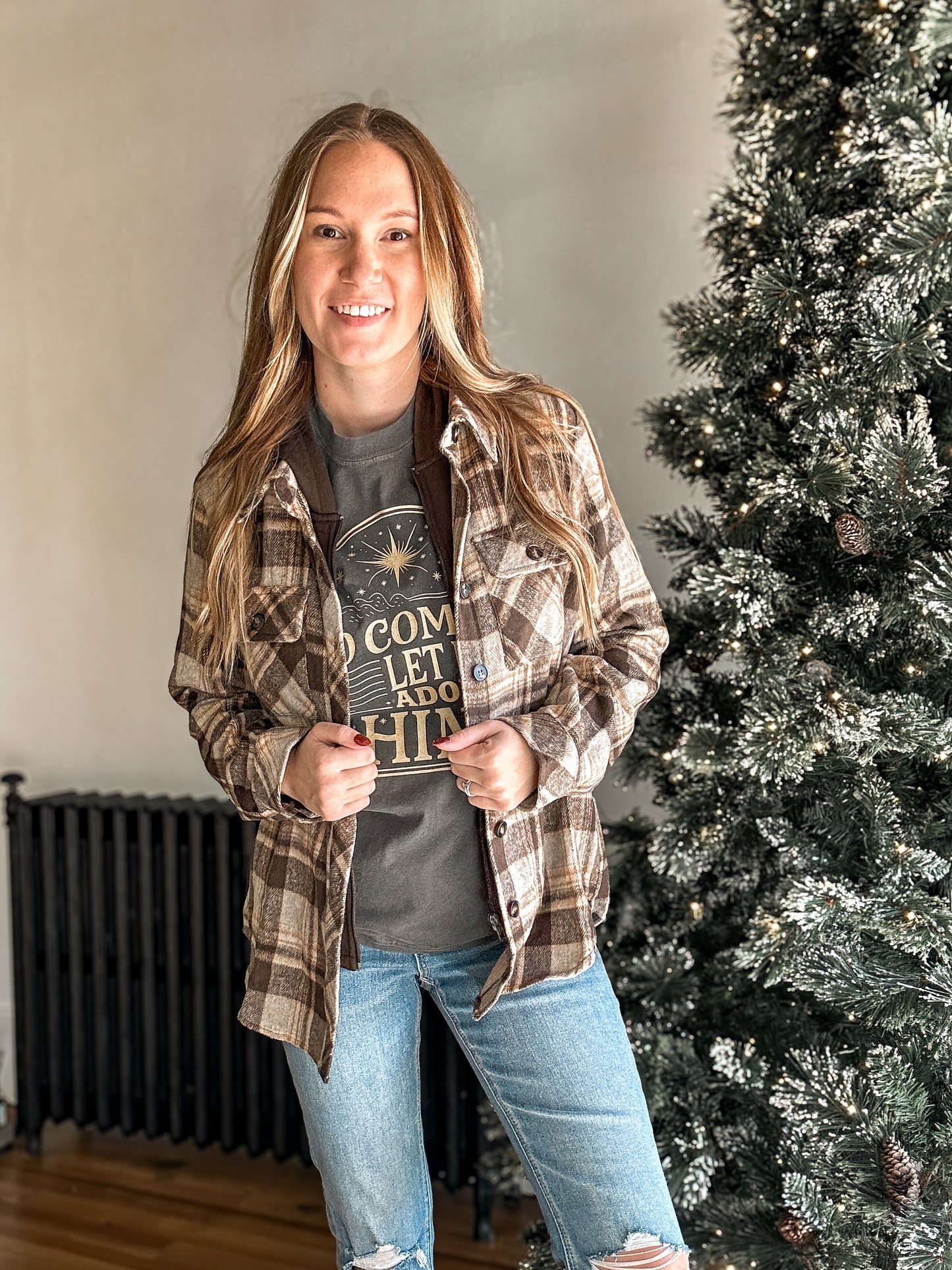 Harvest Hooded Shacket