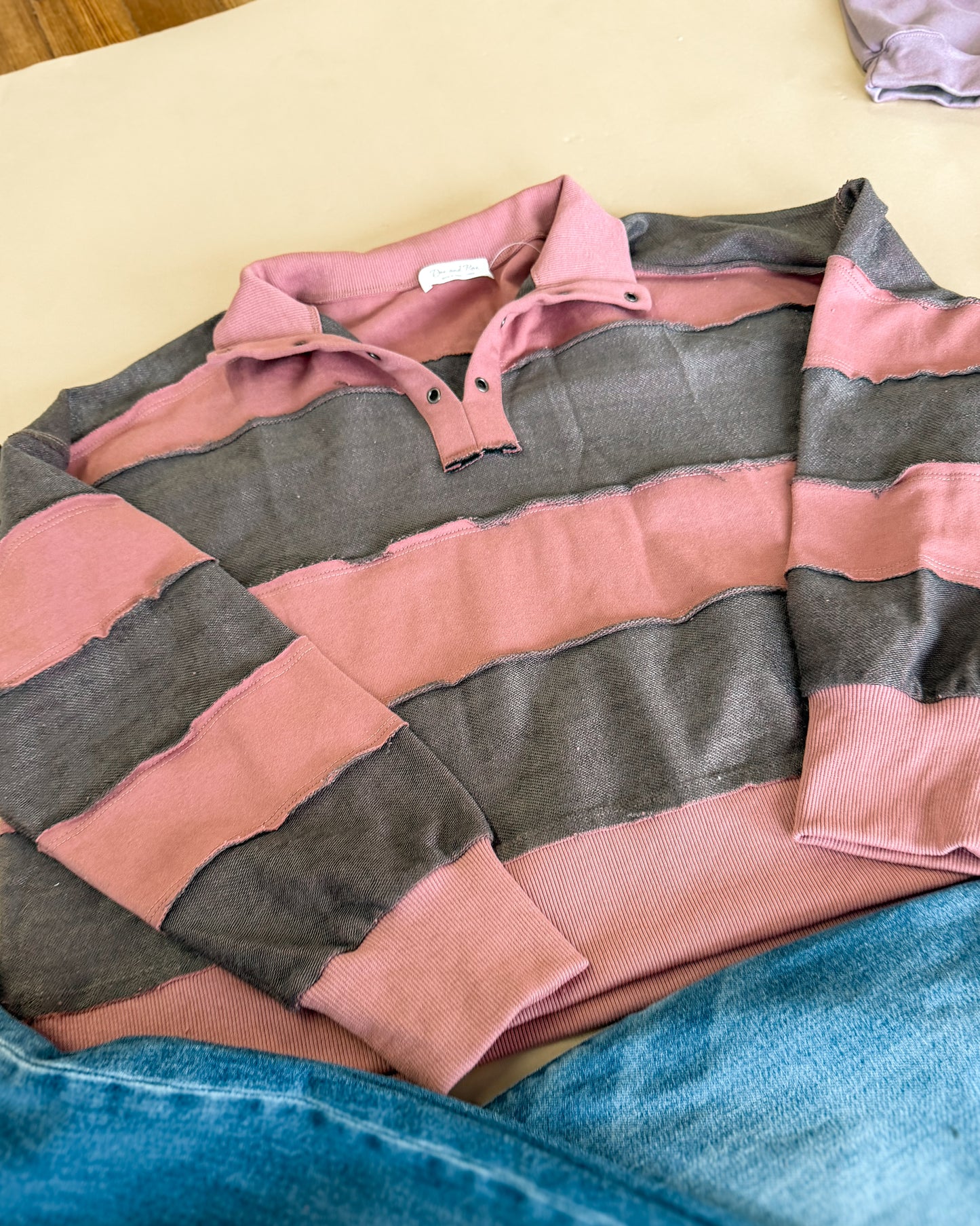 The Cherry Crush Stripe Pullover