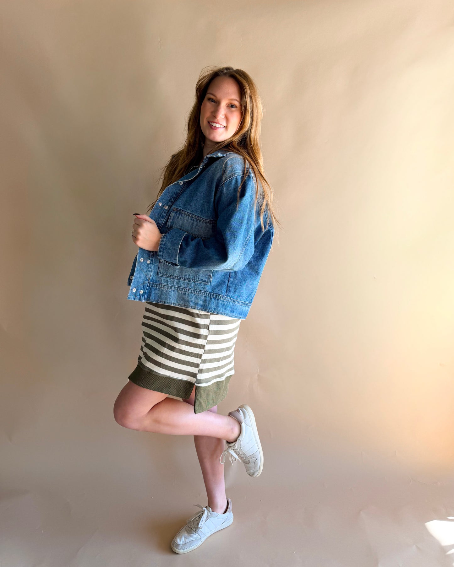 The Olive Grove Zip Dress