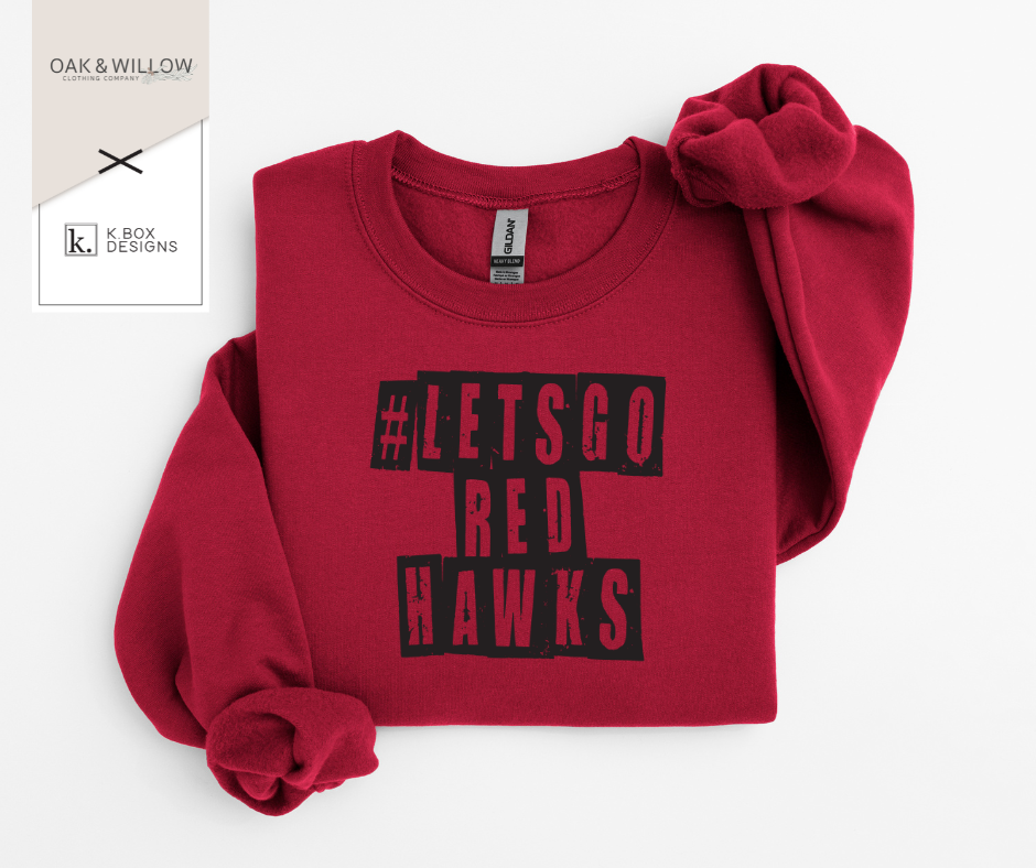 #LETS GO REDHAWKS - - Made To Order