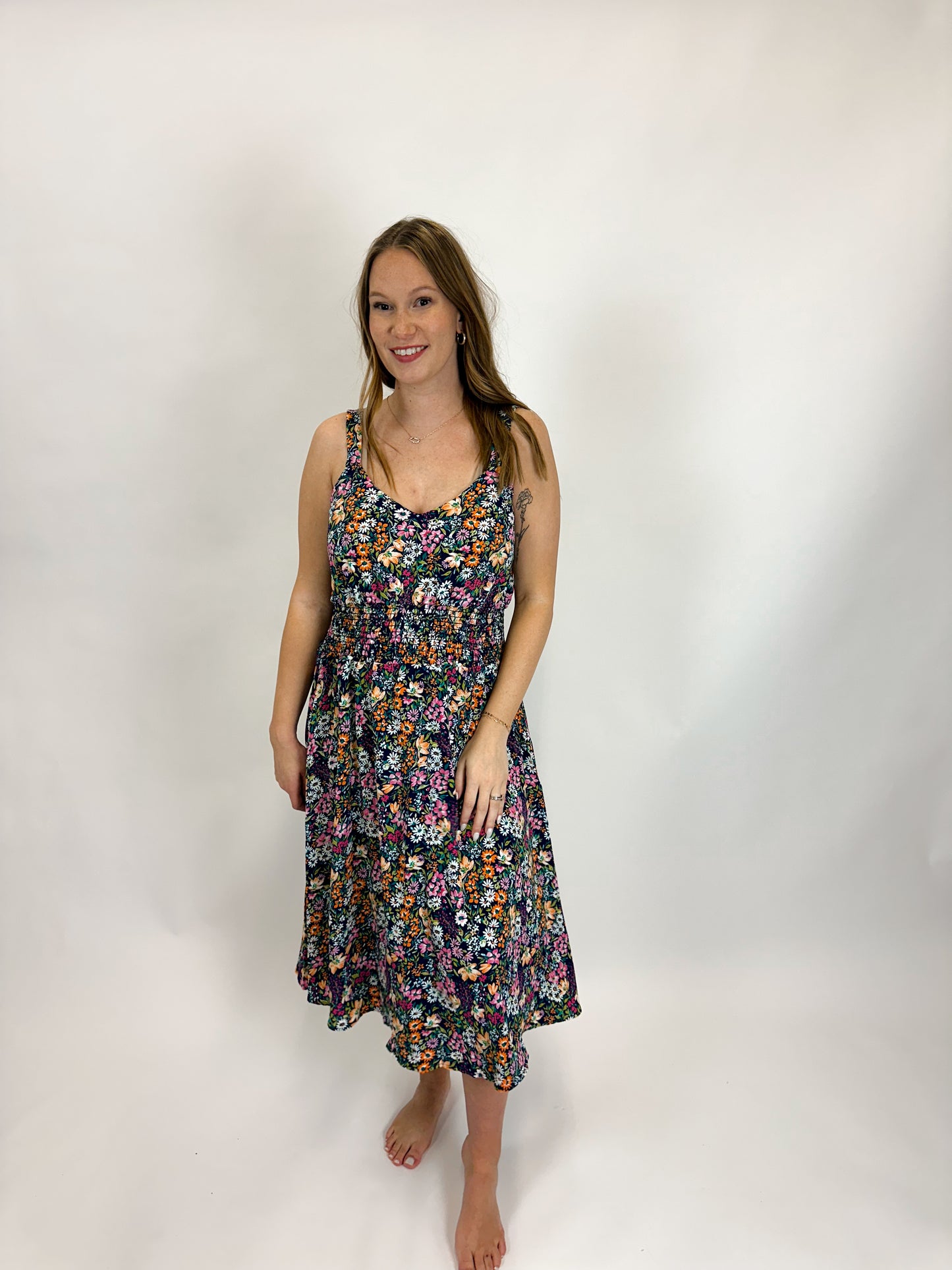 Blue Lagoon Midi Dress