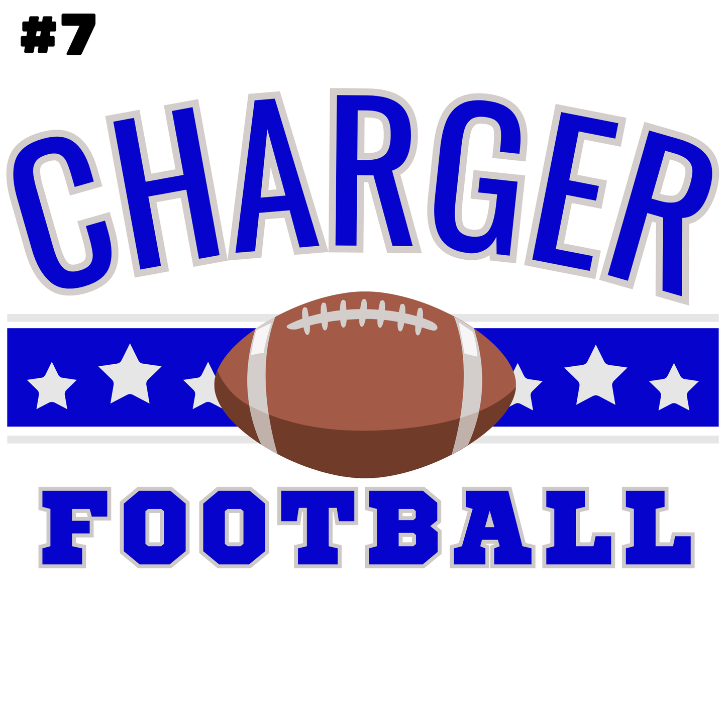 CHARGERS Youth Spirit Wear β Choose Your Design, Brand & Size