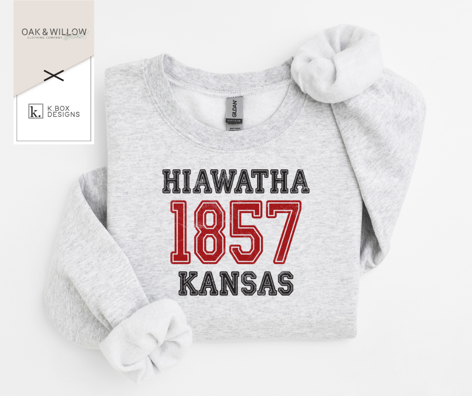 Hiawatha Kansas 1857 - Made To Order