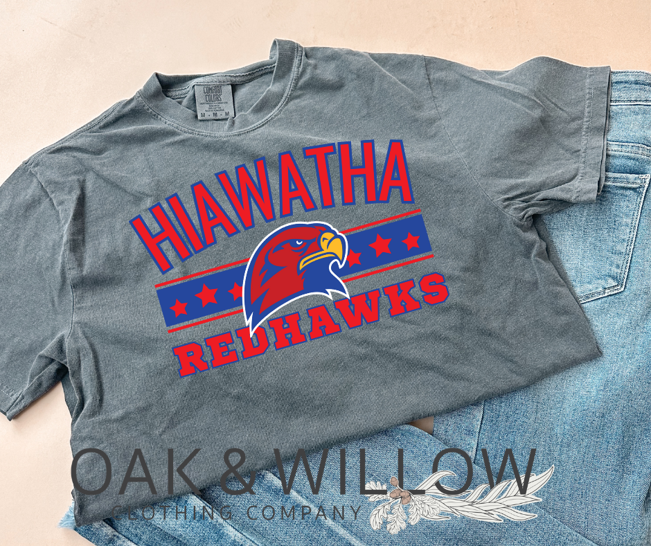 Hiawatha Redhawks Varsity Tee
