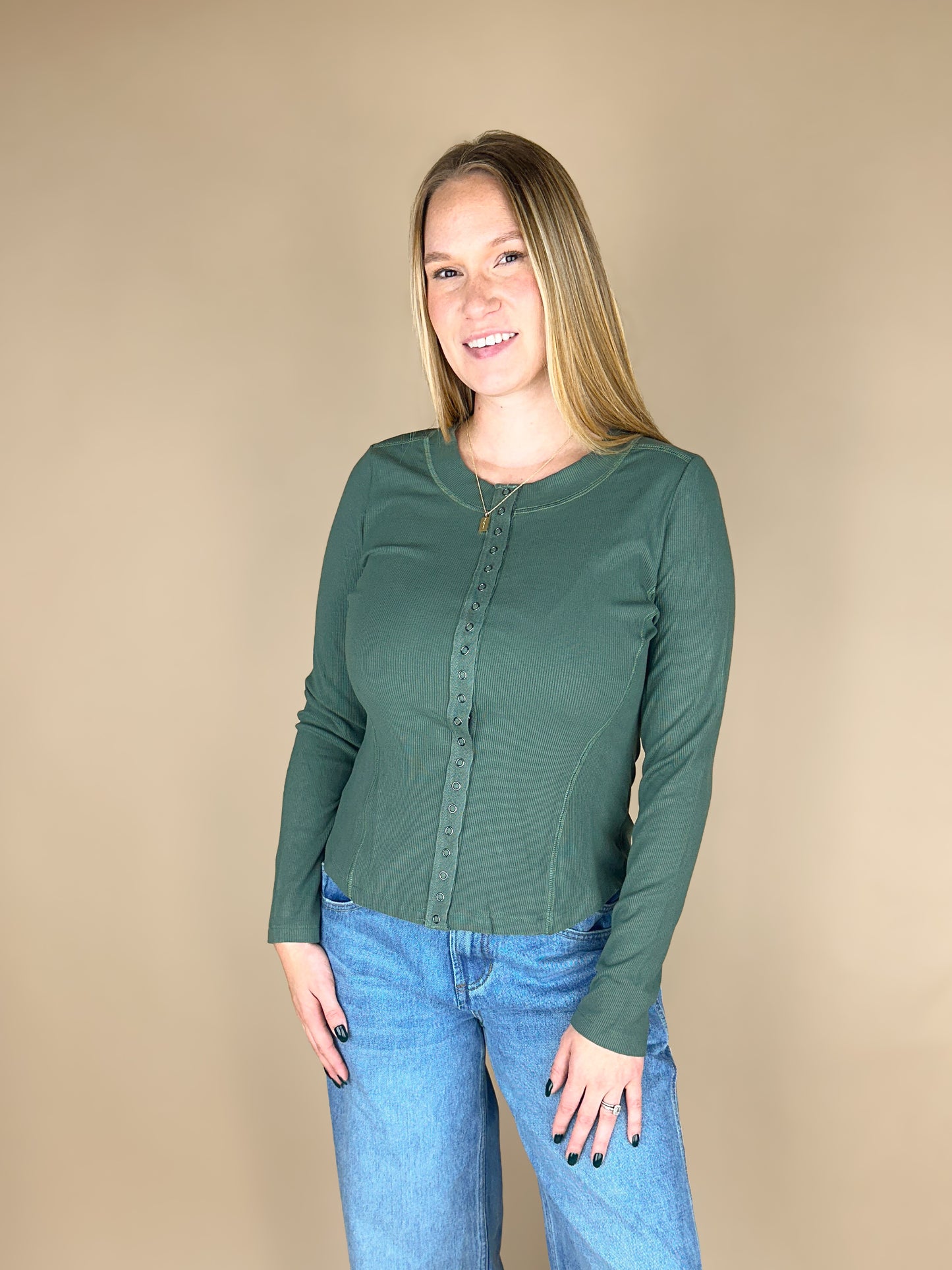 The Ellis Top - Green