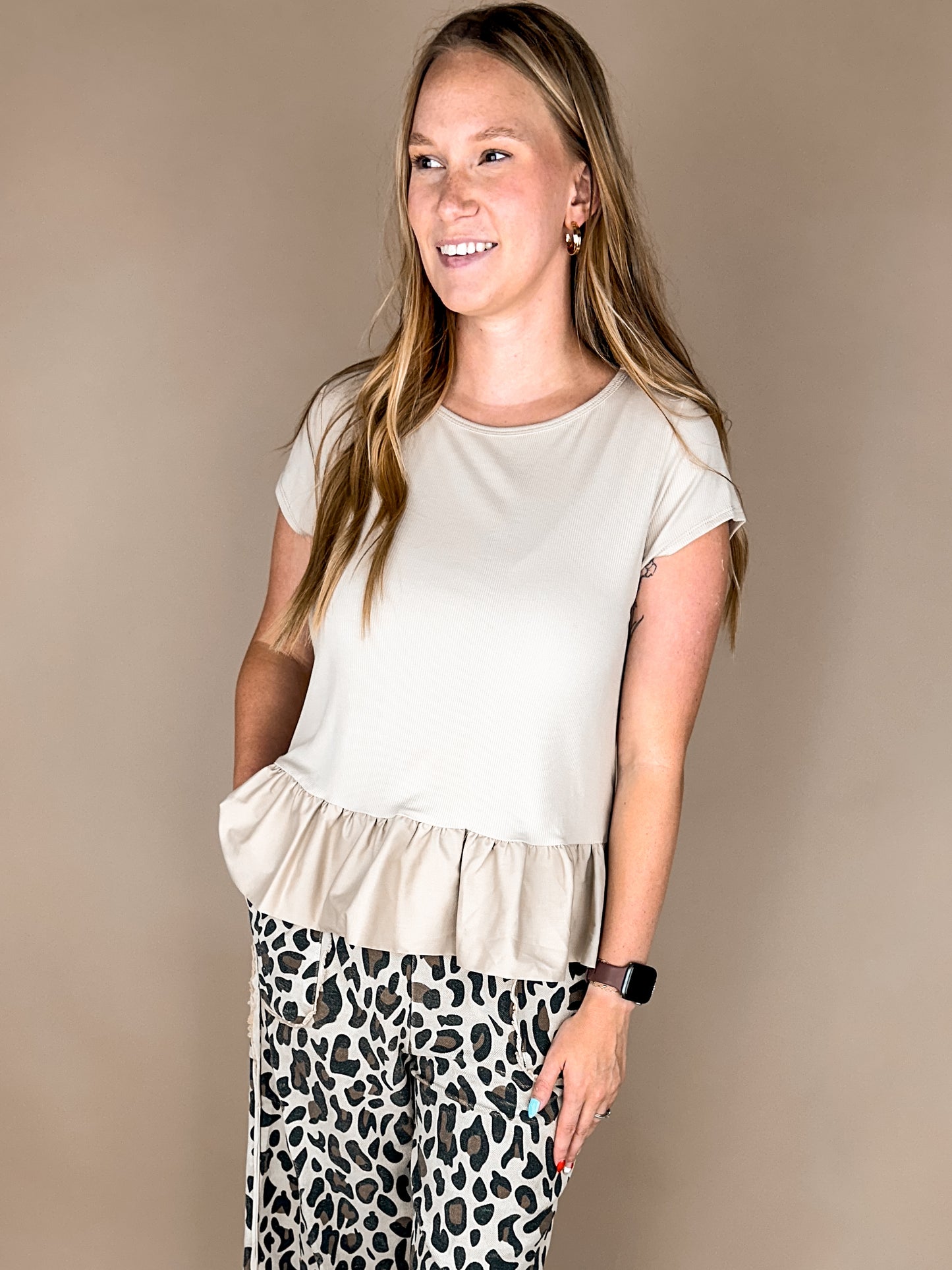 The Contrast Crew Top