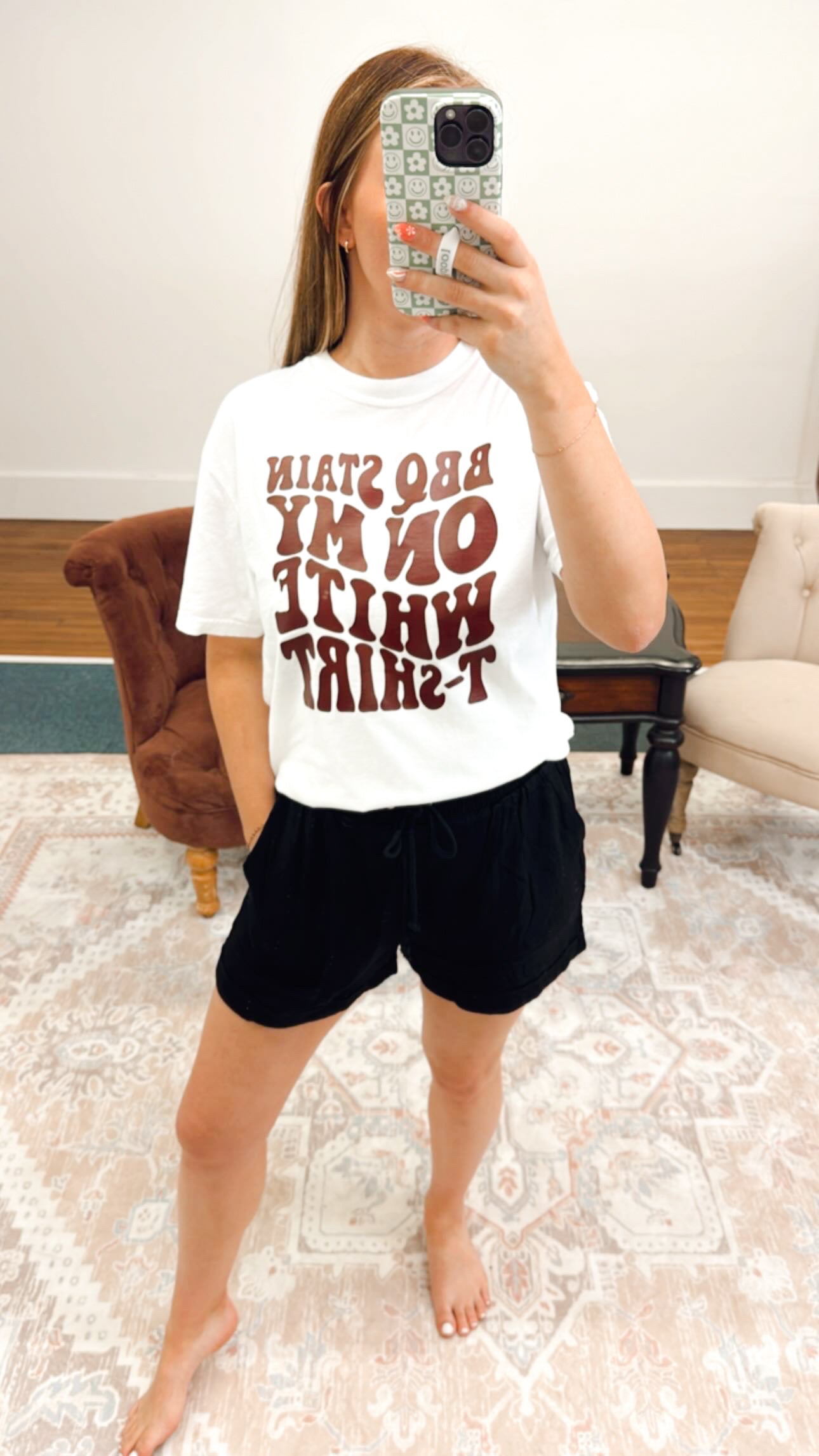 BBQ Stain On My White T-Shirt