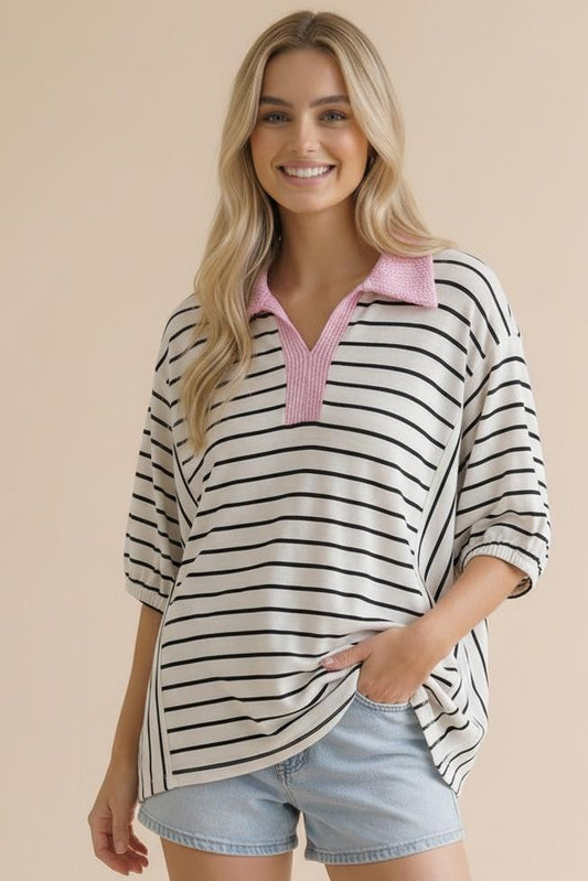 Main Street Stripe Top