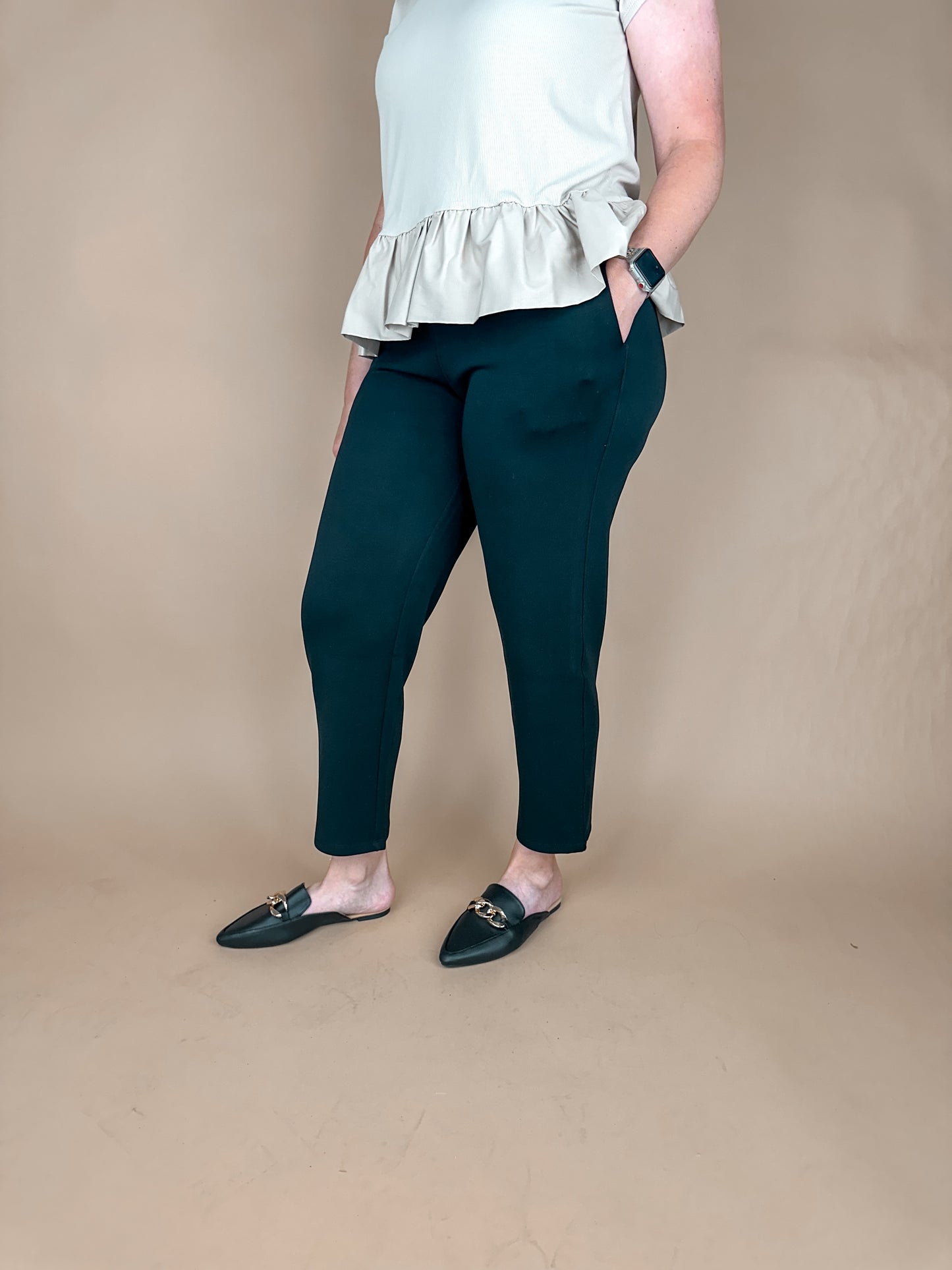 The Cloud Drape Cropped Pants