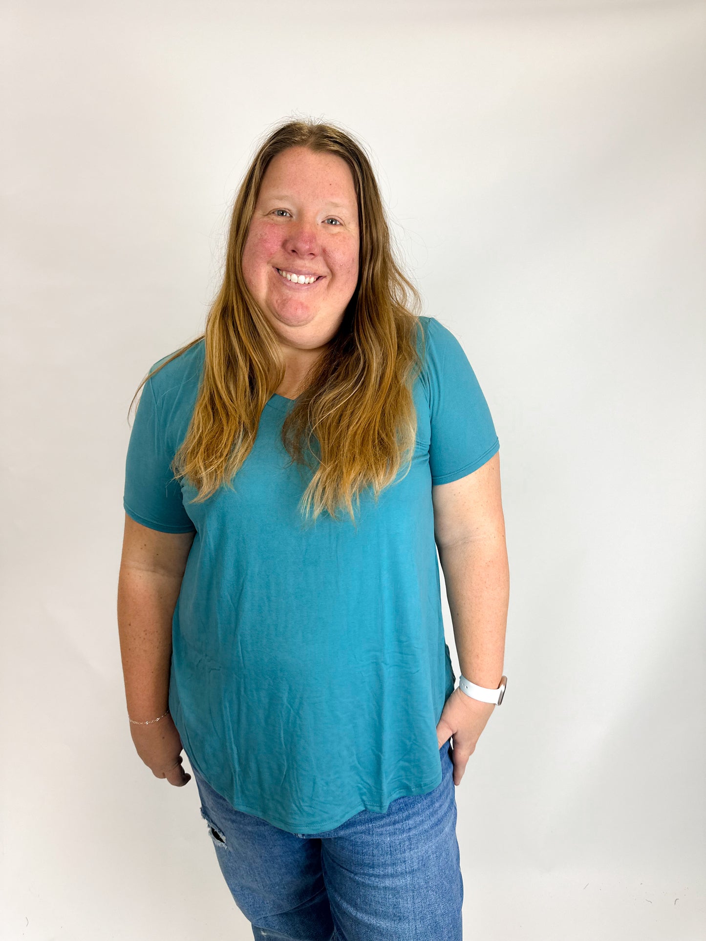 CoreComfort V-Neck Tee Curvy