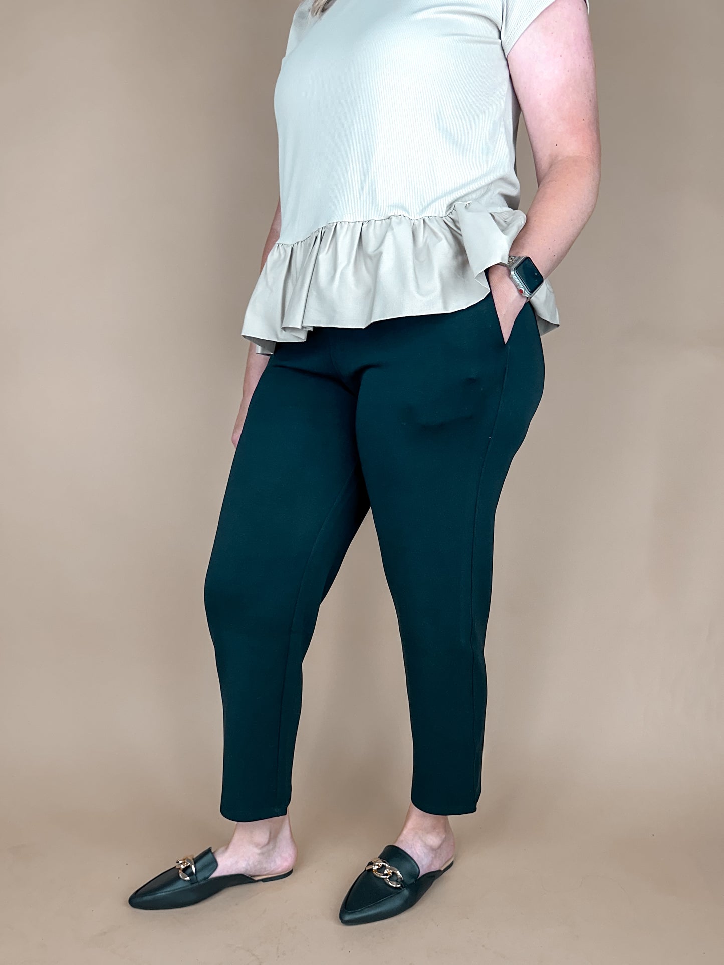 The Cloud Drape Cropped Pants