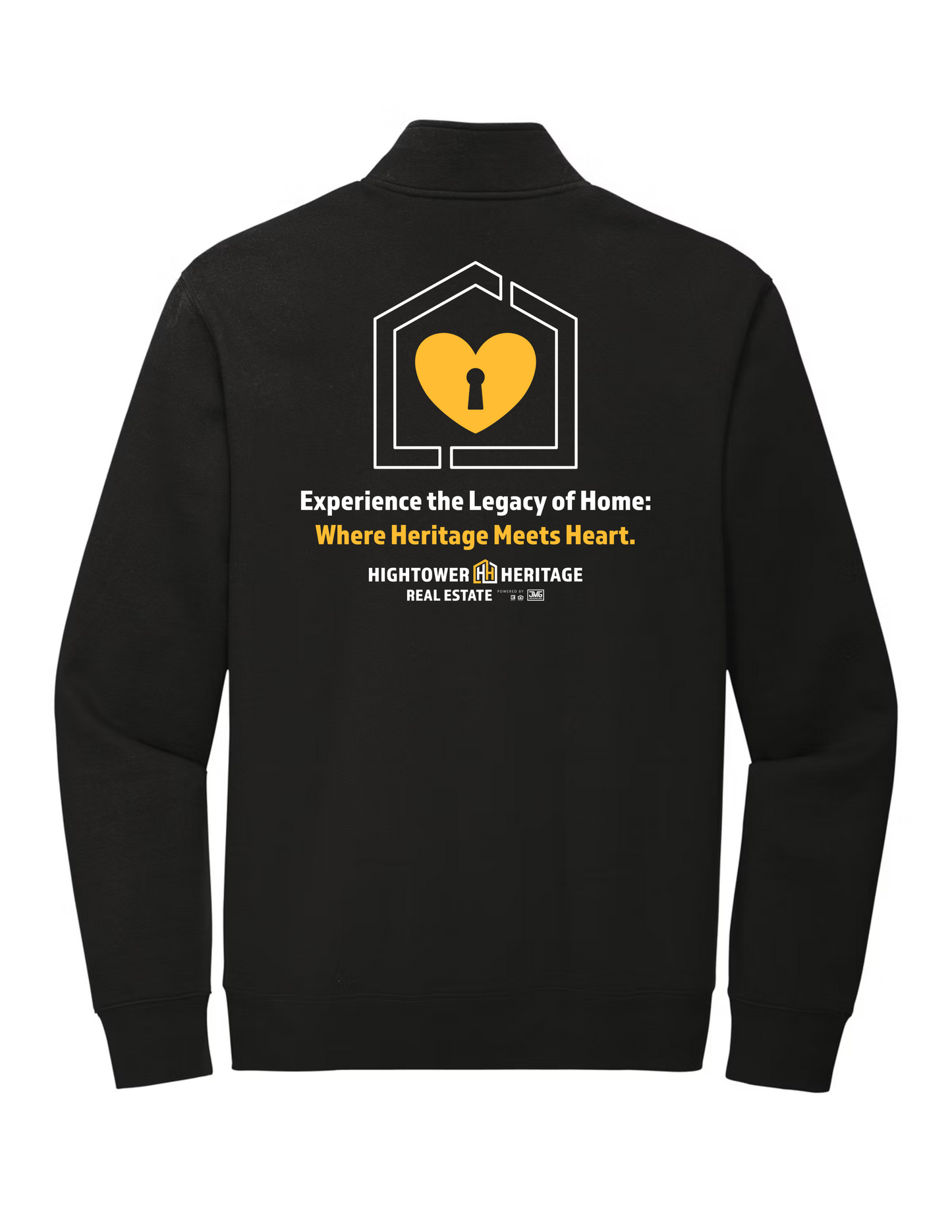 HHRE DISTRICT 1/4 Zip - Front & Back Design