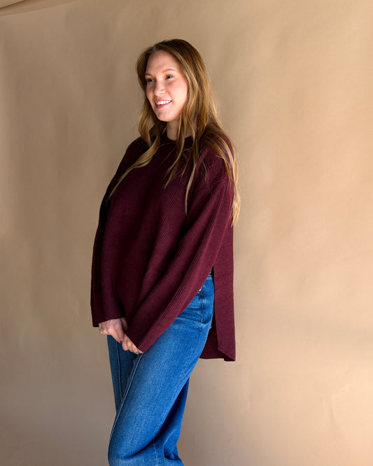 The Willowbend Slit Sweater