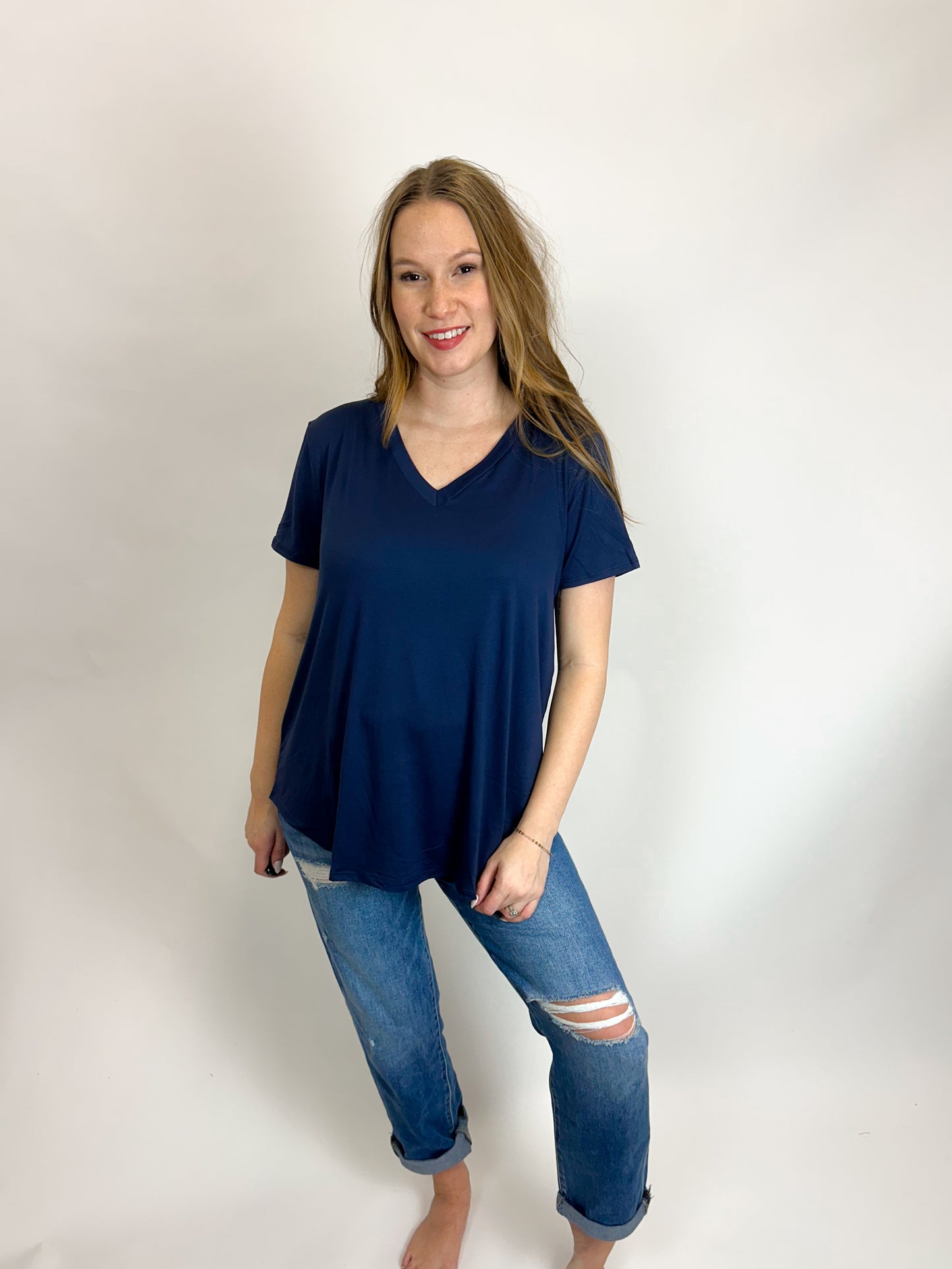 CoreComfort V-Neck Tee Curvy