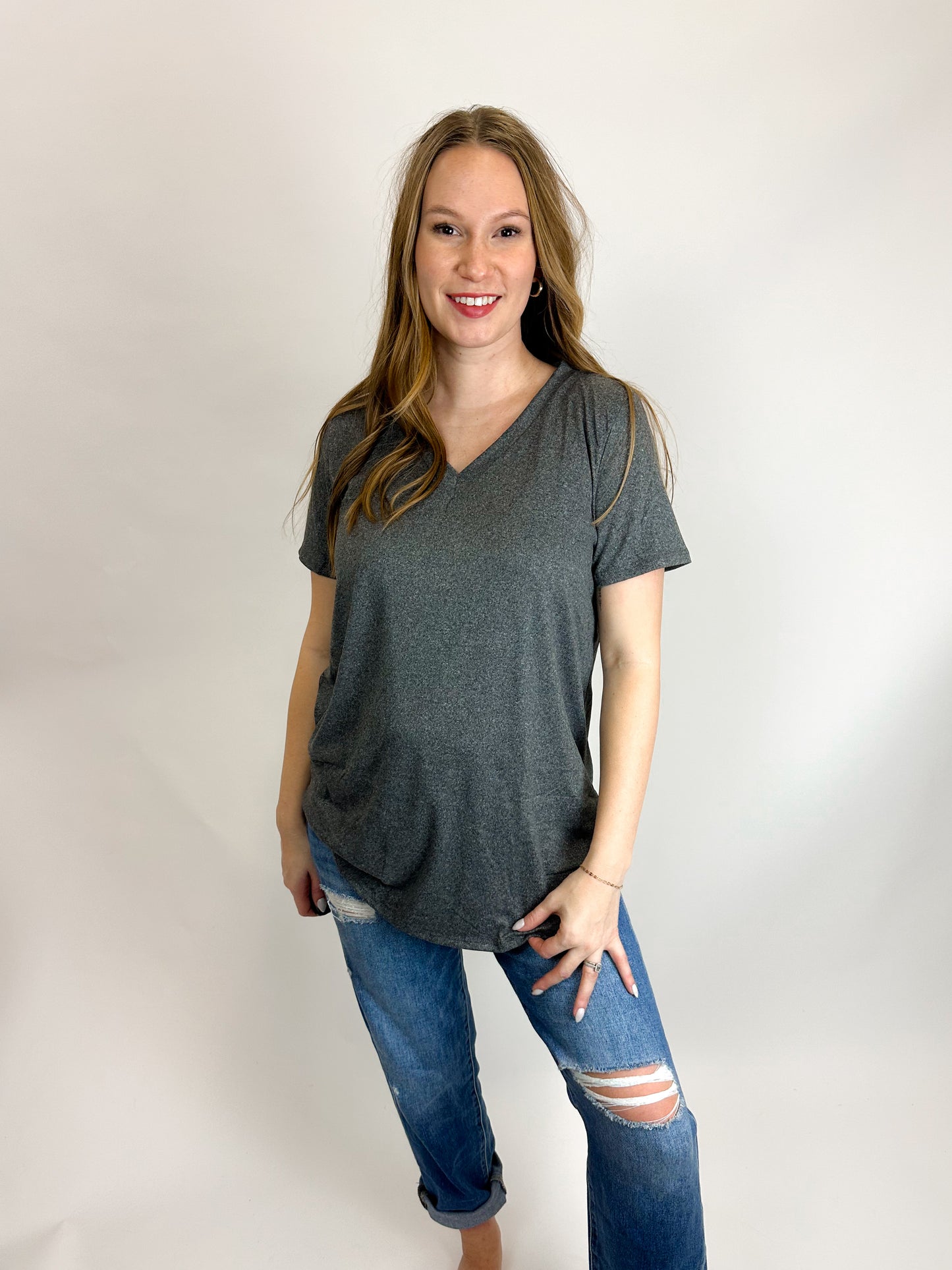 CoreComfort V-Neck Tee Curvy