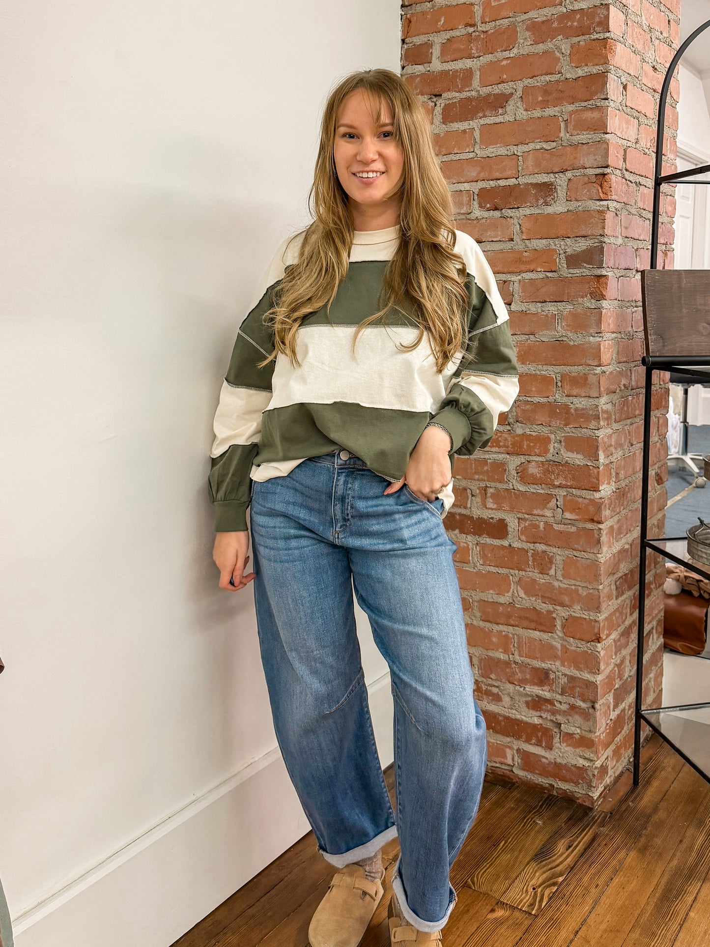 The Off-Duty Barrel Jean