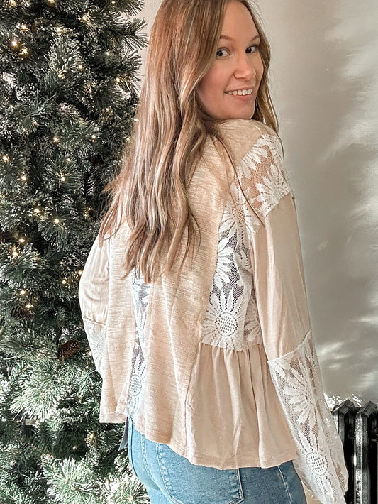 Winter Wonderland Lace Top