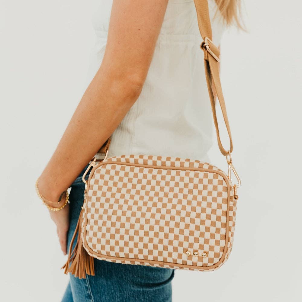 Woven Willow Camera Crossbody Bag Wholesale