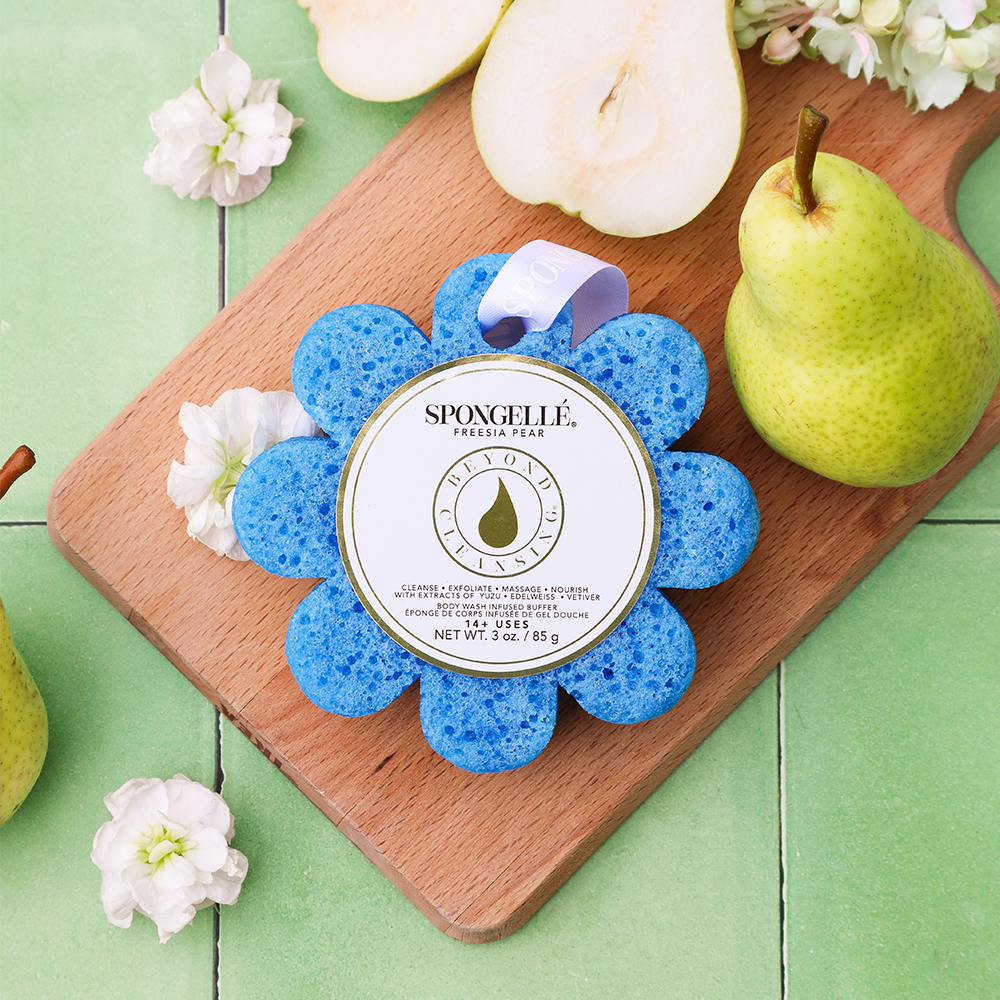 Freesia Pear Wild Flower | Soap Sponge | Soap Buffer | Clean