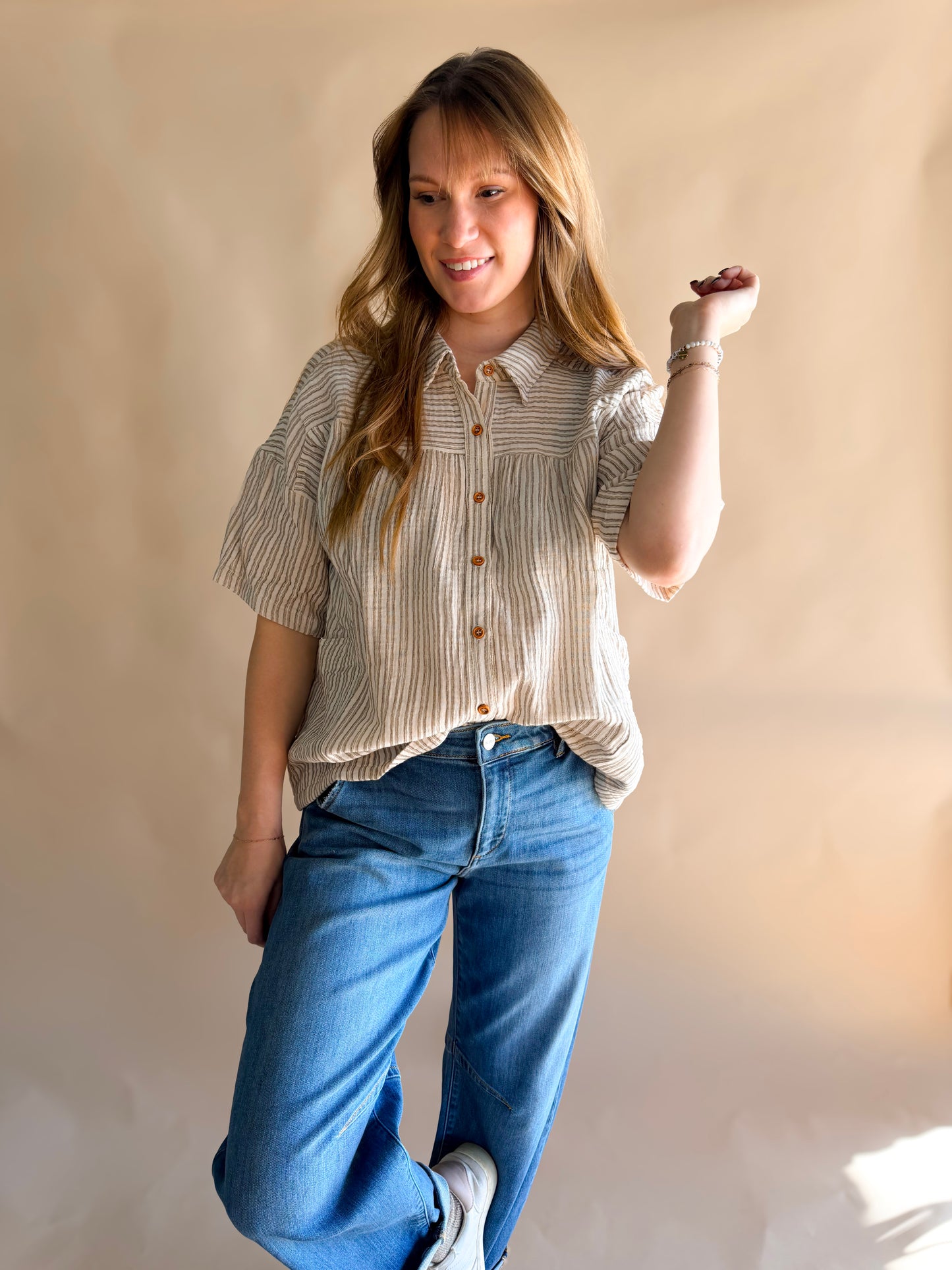 The Golden Hour Gauze Shirt