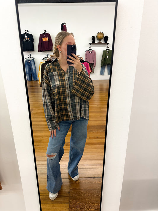 Pumpkin Patchwork Shirt