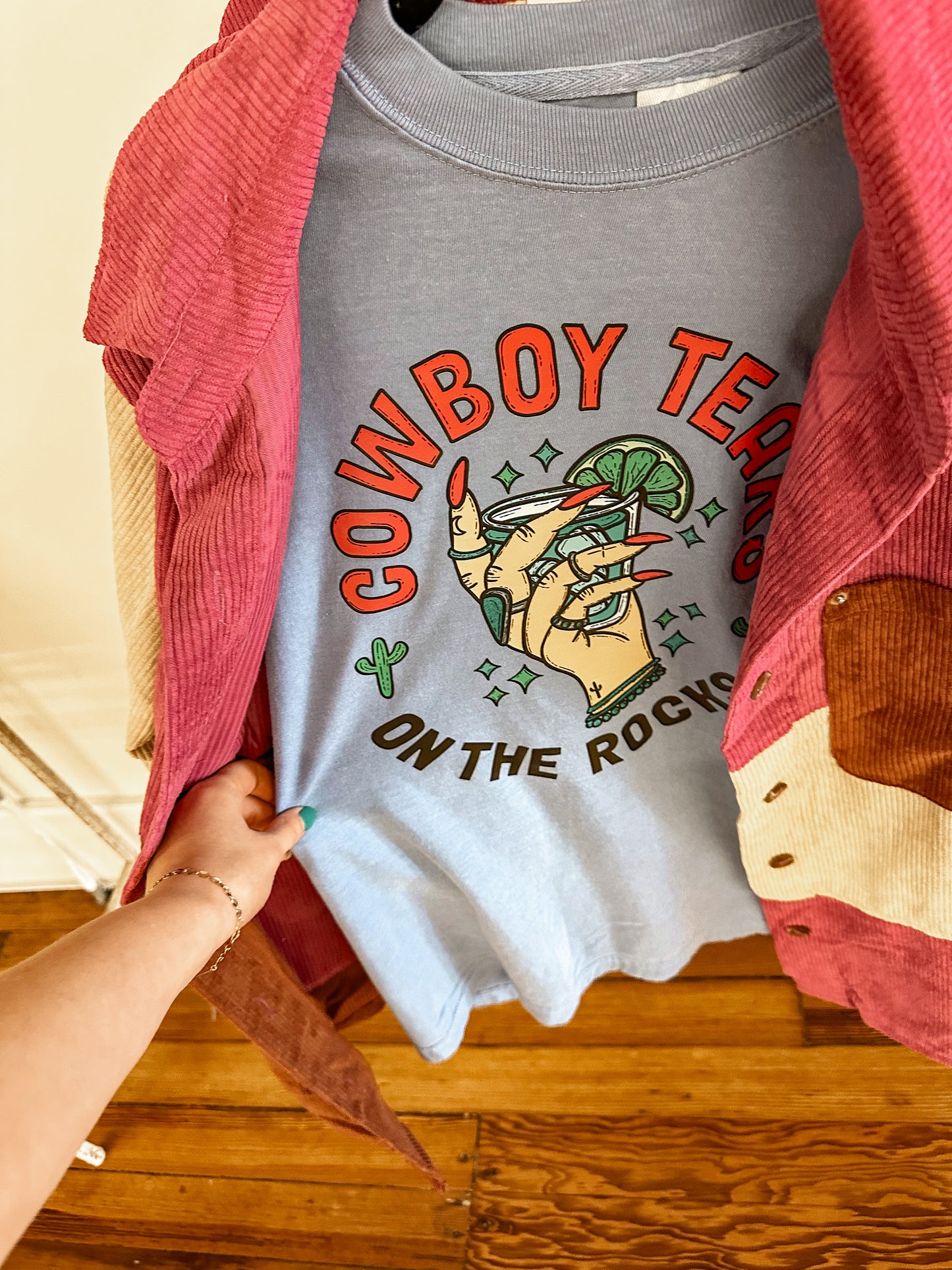 Cowboy tears on the rocks Tee