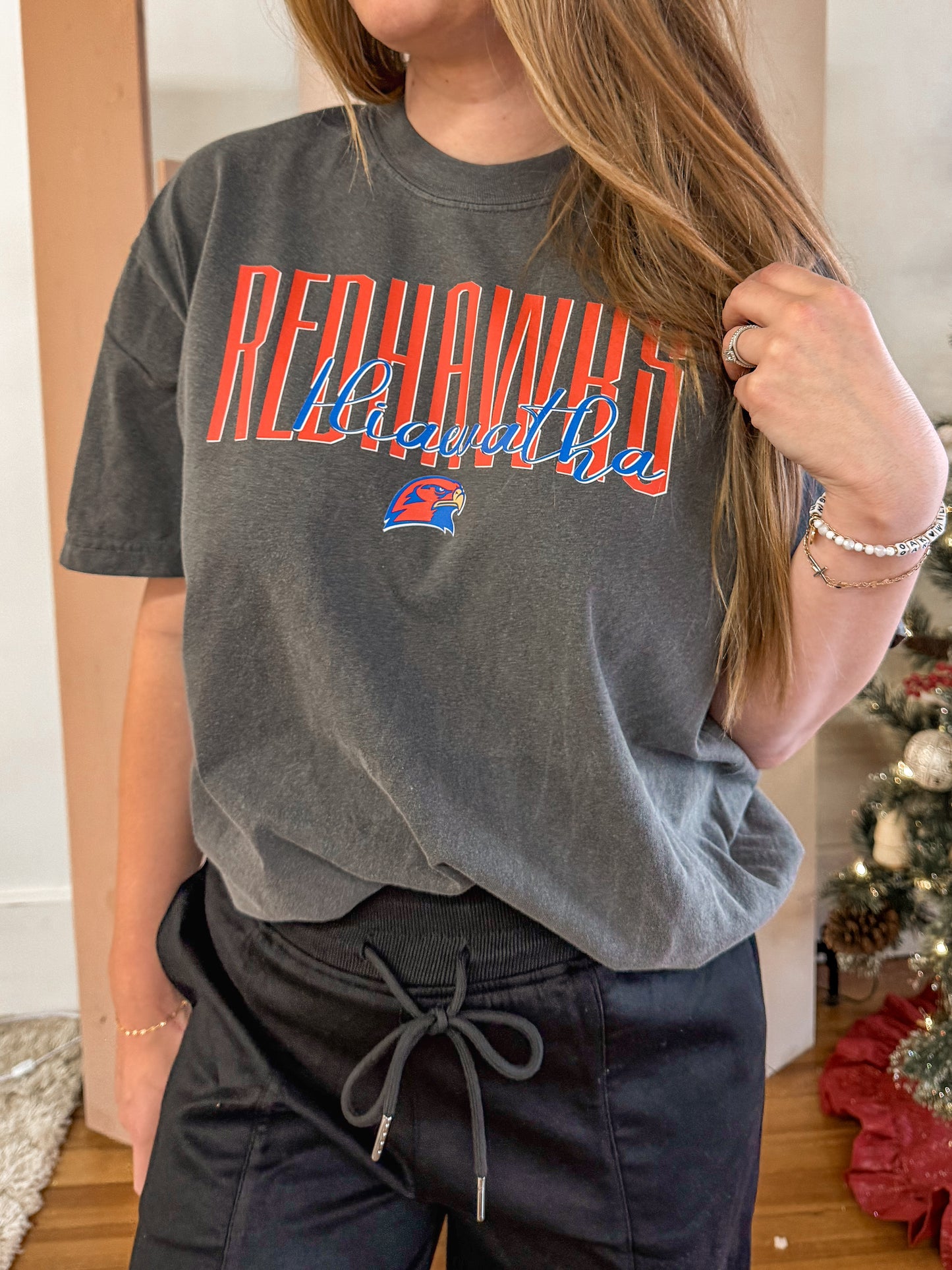 Redhawks Block Outline Tee