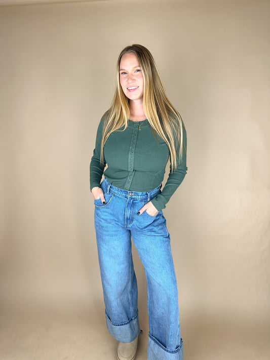 The Ellis Top - Green