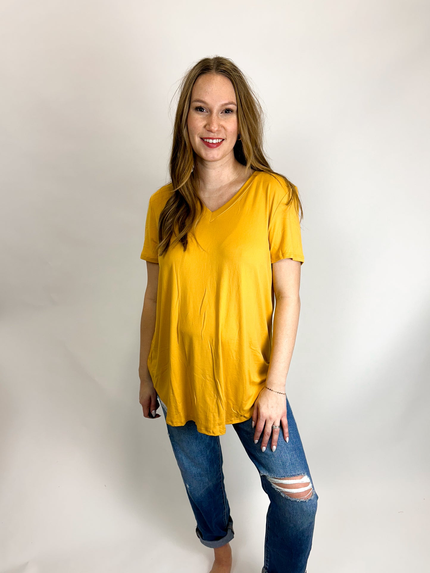 CoreComfort V-Neck Tee Curvy