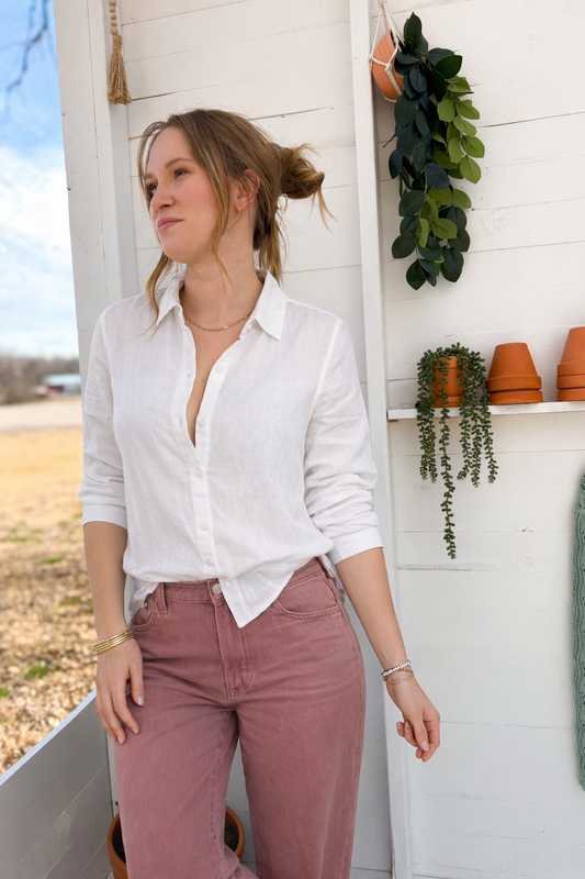 The White Willow Button-Up