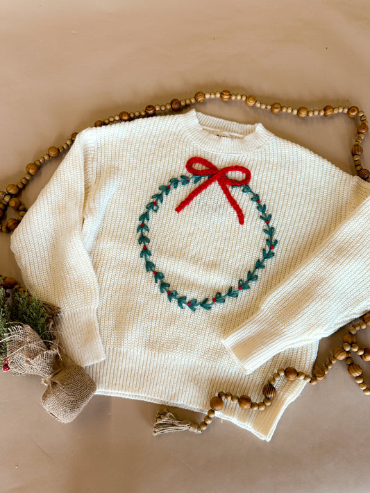 Christmas Wreath Sweater