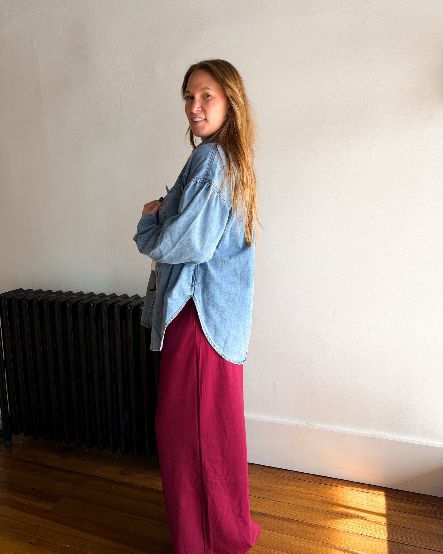 The Heartfelt Denim Shirt