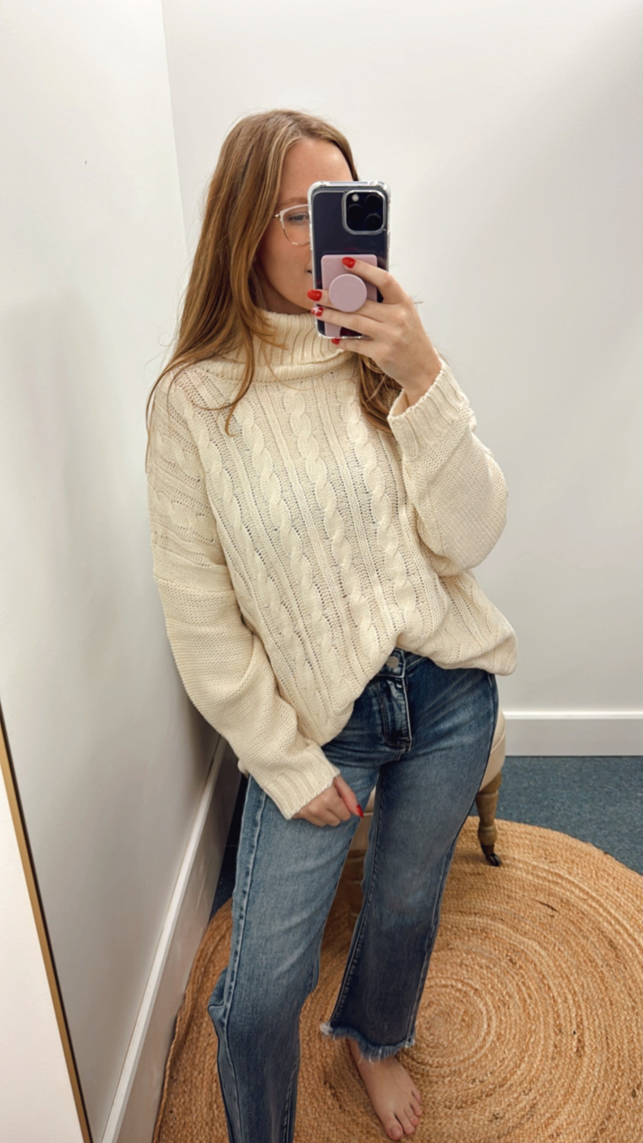 Eden Cable Knit Pullover