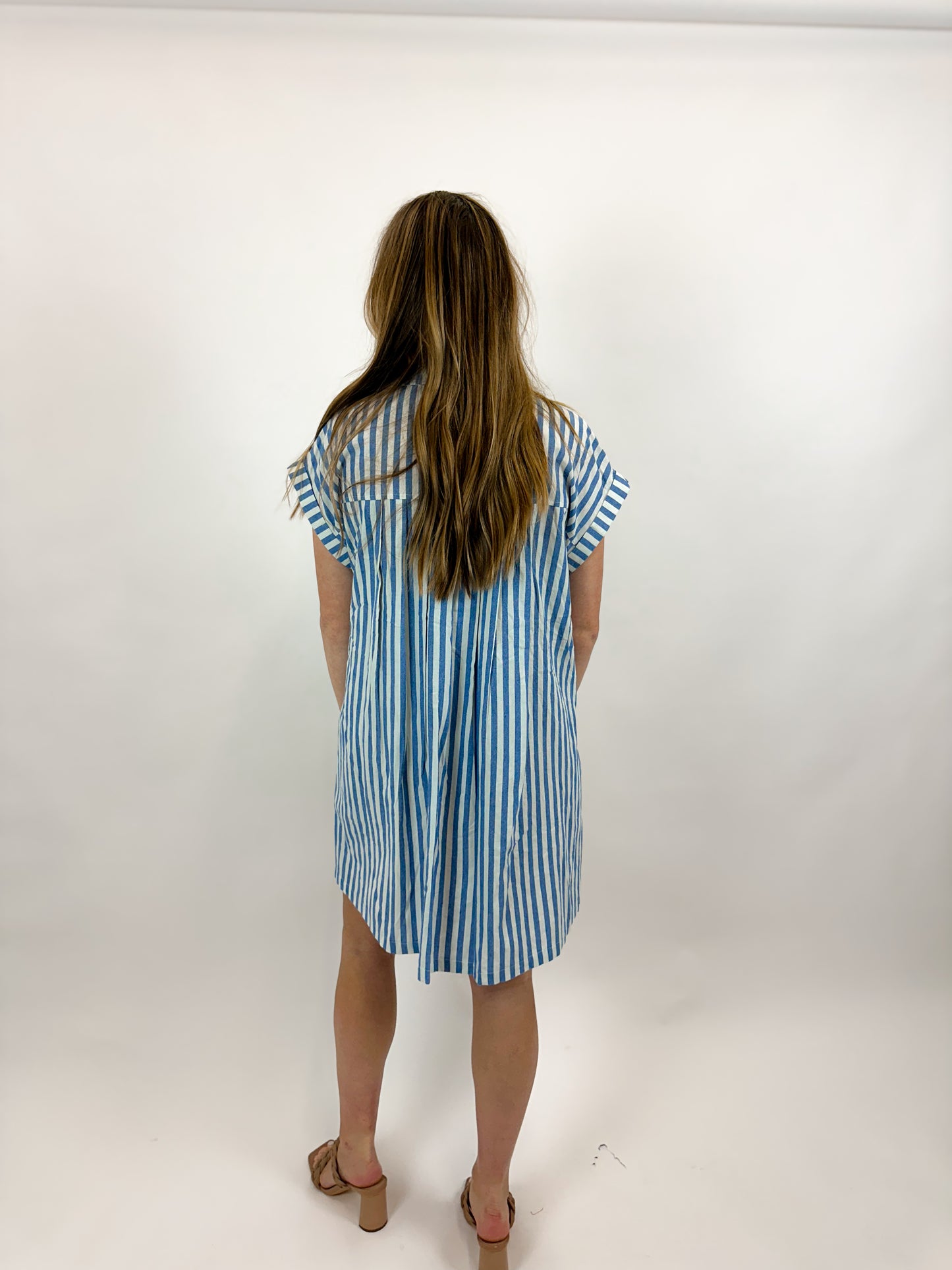 Tulip Tunic Dress - Blue