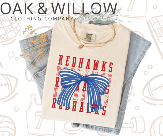 Red Hawk Bow Tee
