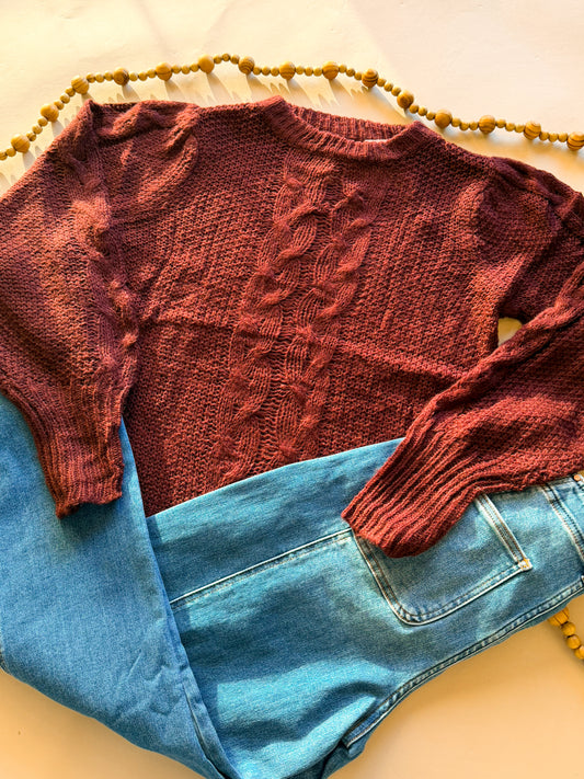 The Eliza Cable Sweater