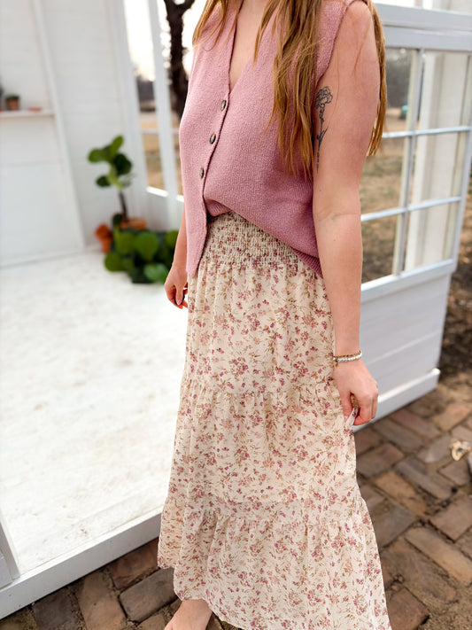 The Ivory Fields Skirt