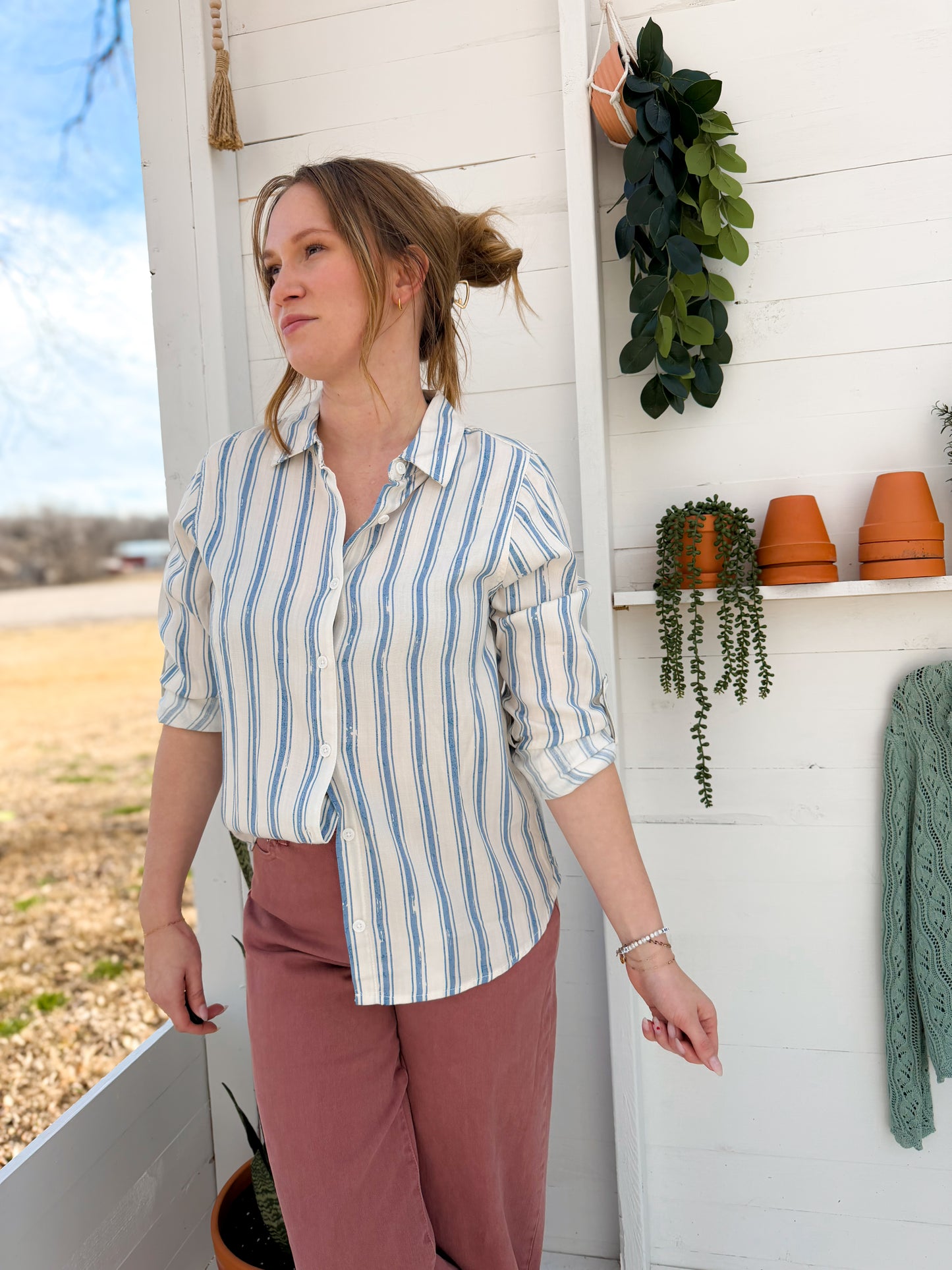 The Anna Button Up