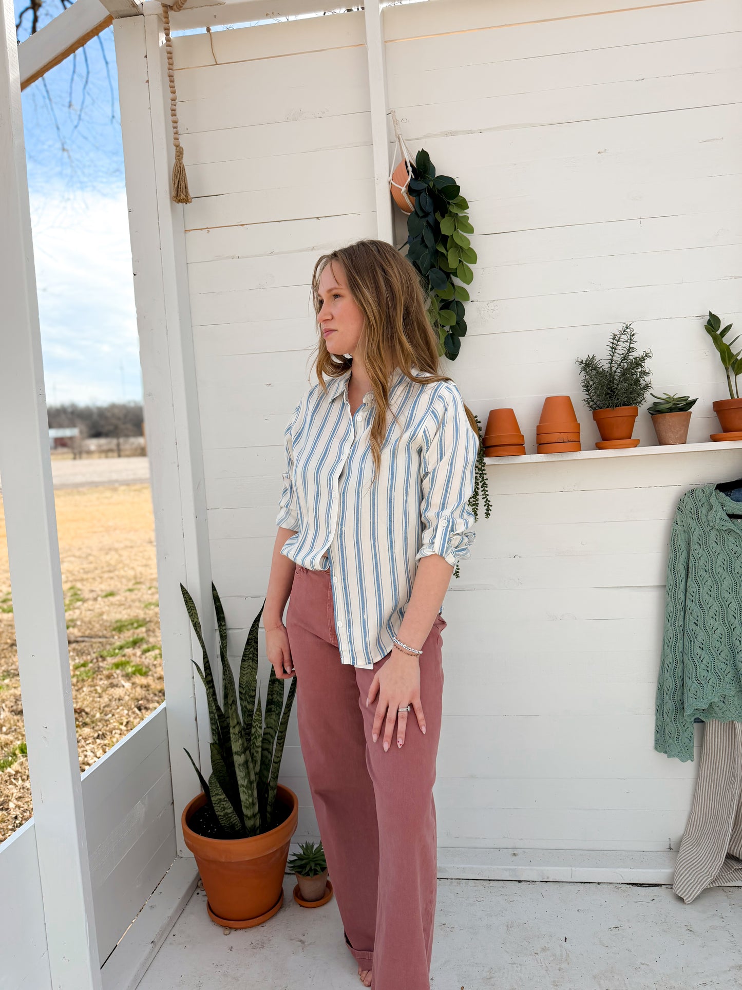 The Anna Button Up